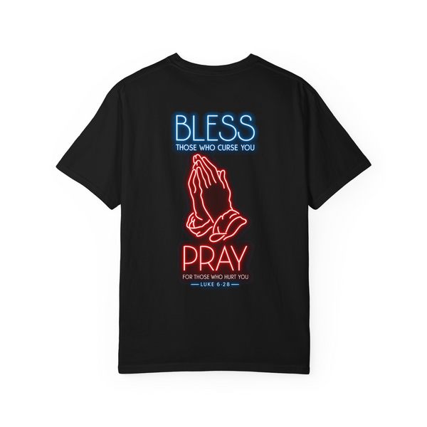 Luke 6:28 Neon Tee